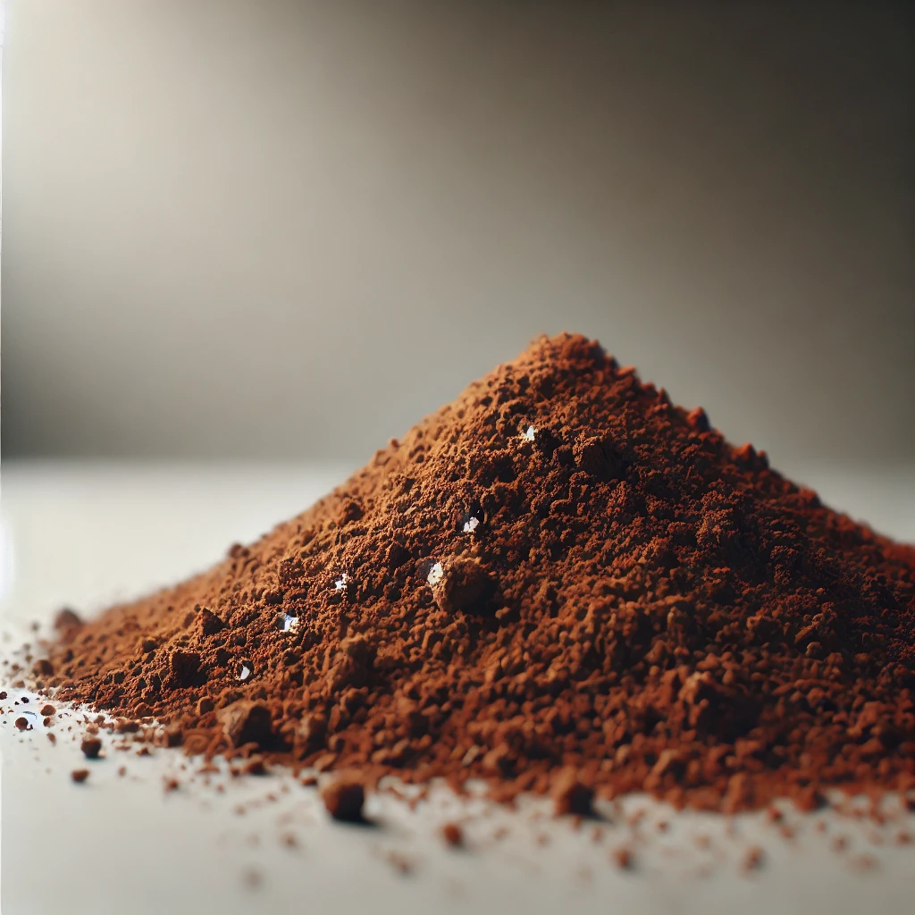 Finely roasted and ground coffee
